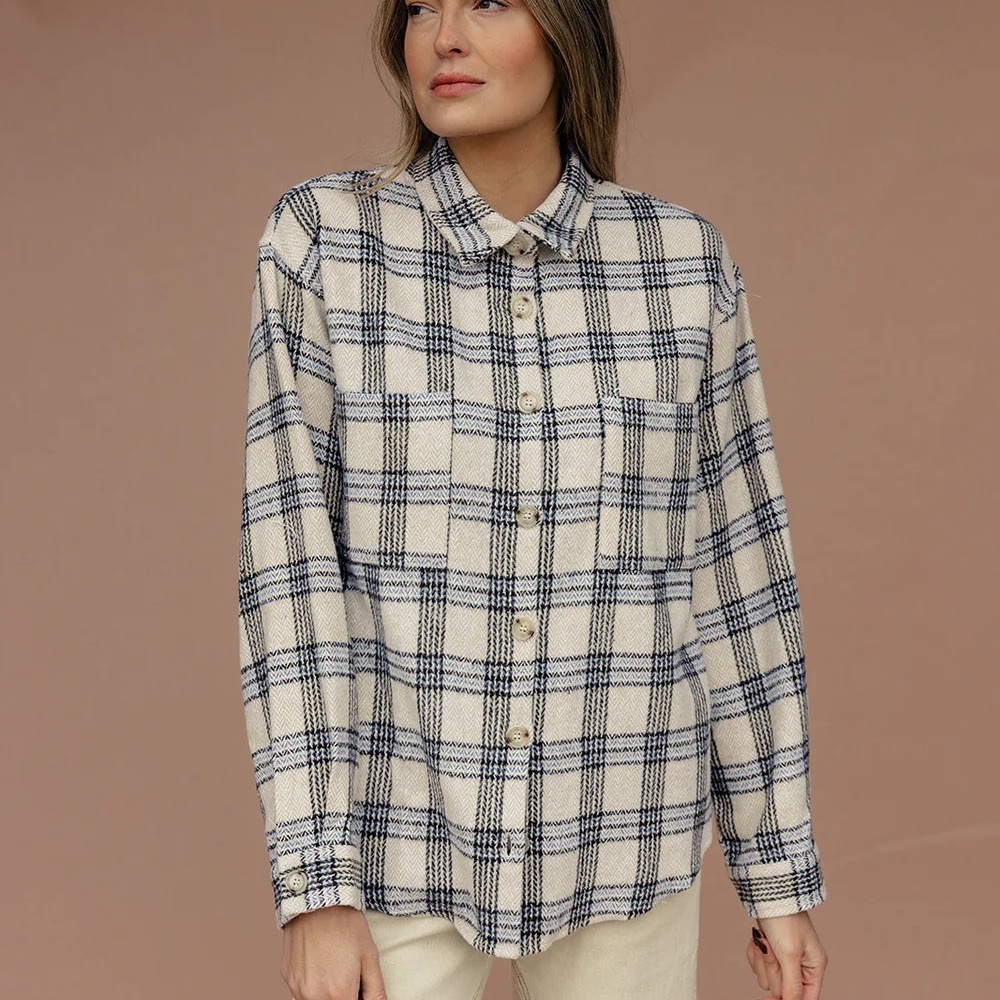 NEW Roolee plaid shacket - Picture 3 of 6